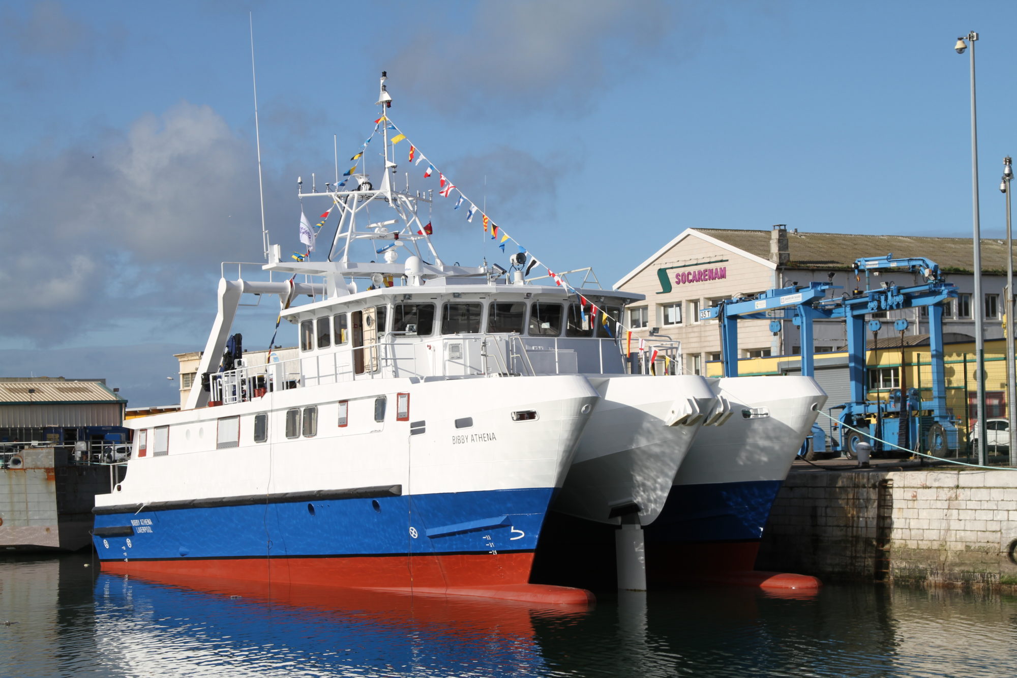 Catamaran hydrographique