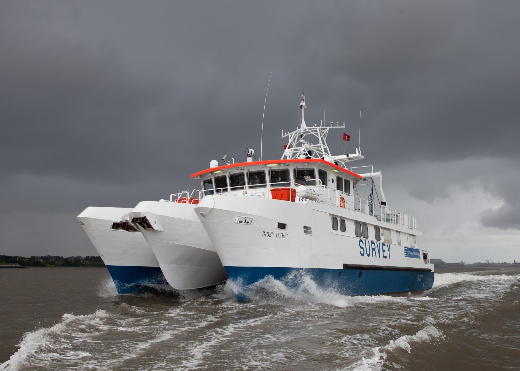 Catamaran hydrographique