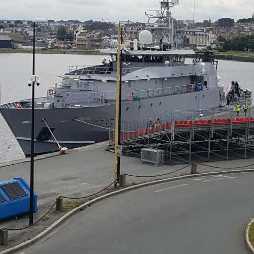 Prise de commandement et Baptême « la COMBATTANTE »