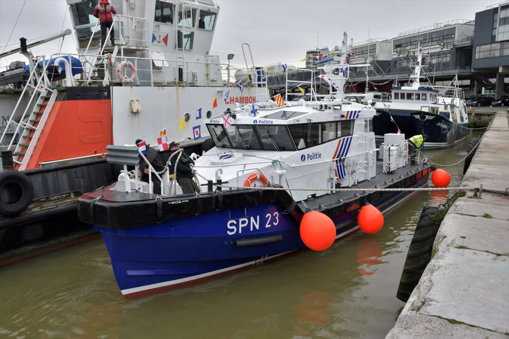 Mise à l&rsquo;eau Vedette Police Fédérale Belge