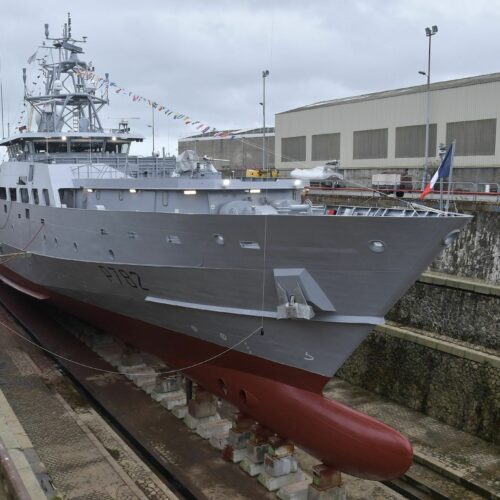 Cérémonie de baptême du Patrouilleur Outre-Mer Jean Tranape
