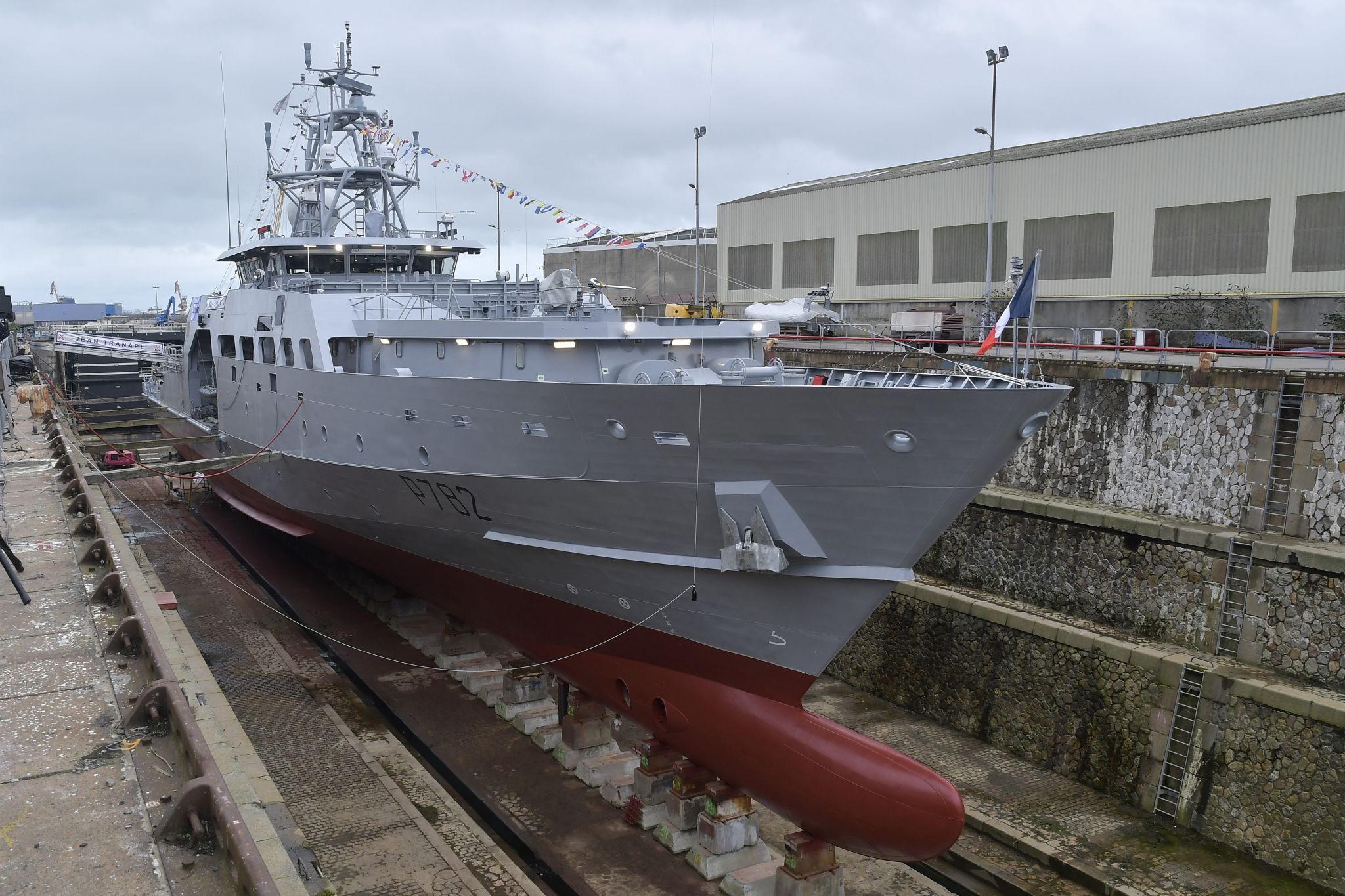 Cérémonie de baptême du Patrouilleur Outre-Mer Jean Tranape