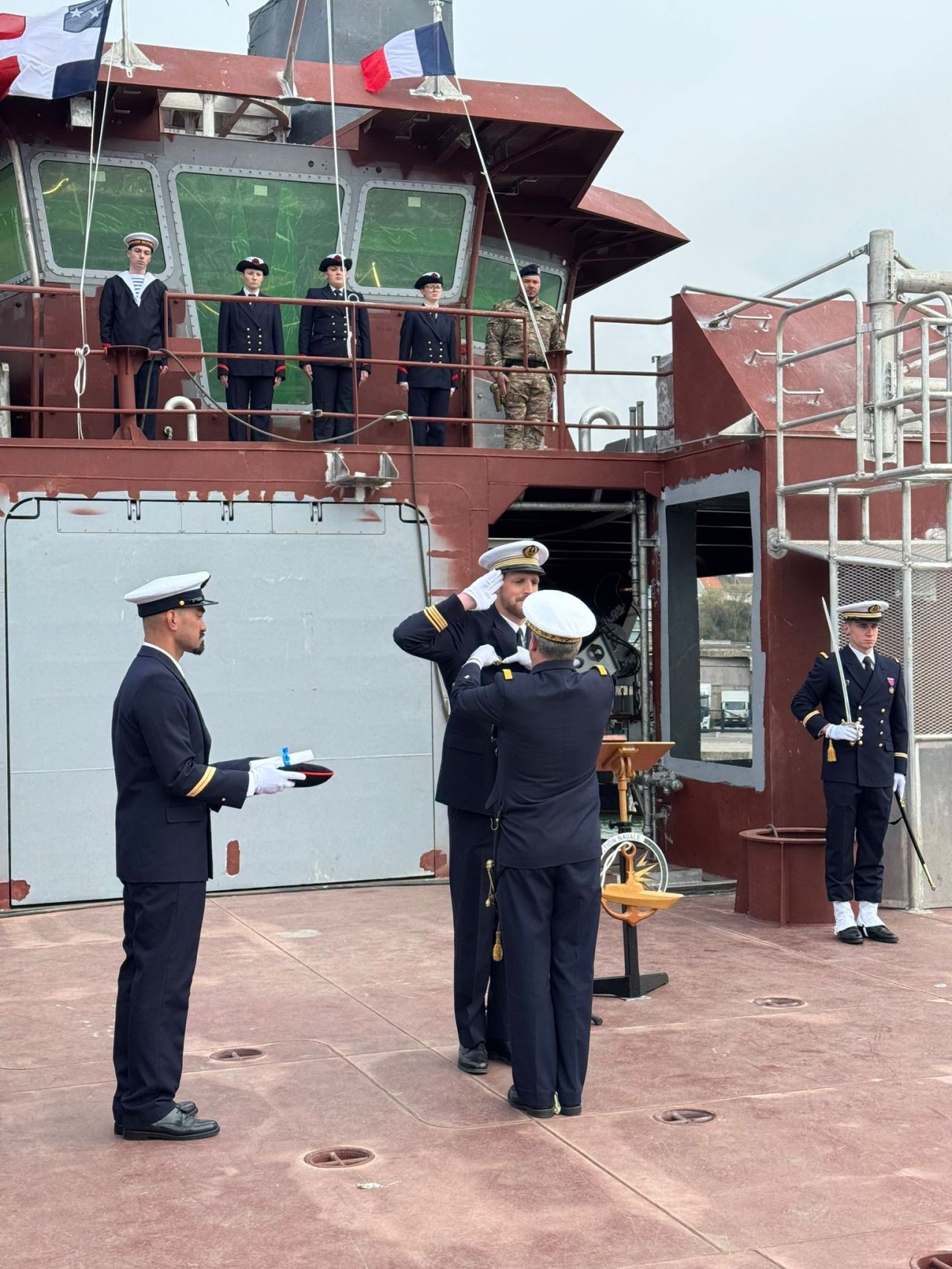 Prise d’armement du POM Philippe Bernardino