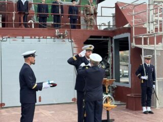 Prise d’armement du POM Philippe Bernardino