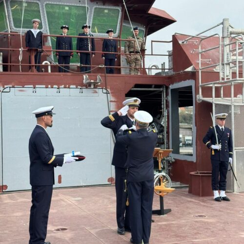 Prise d’armement du POM Philippe Bernardino